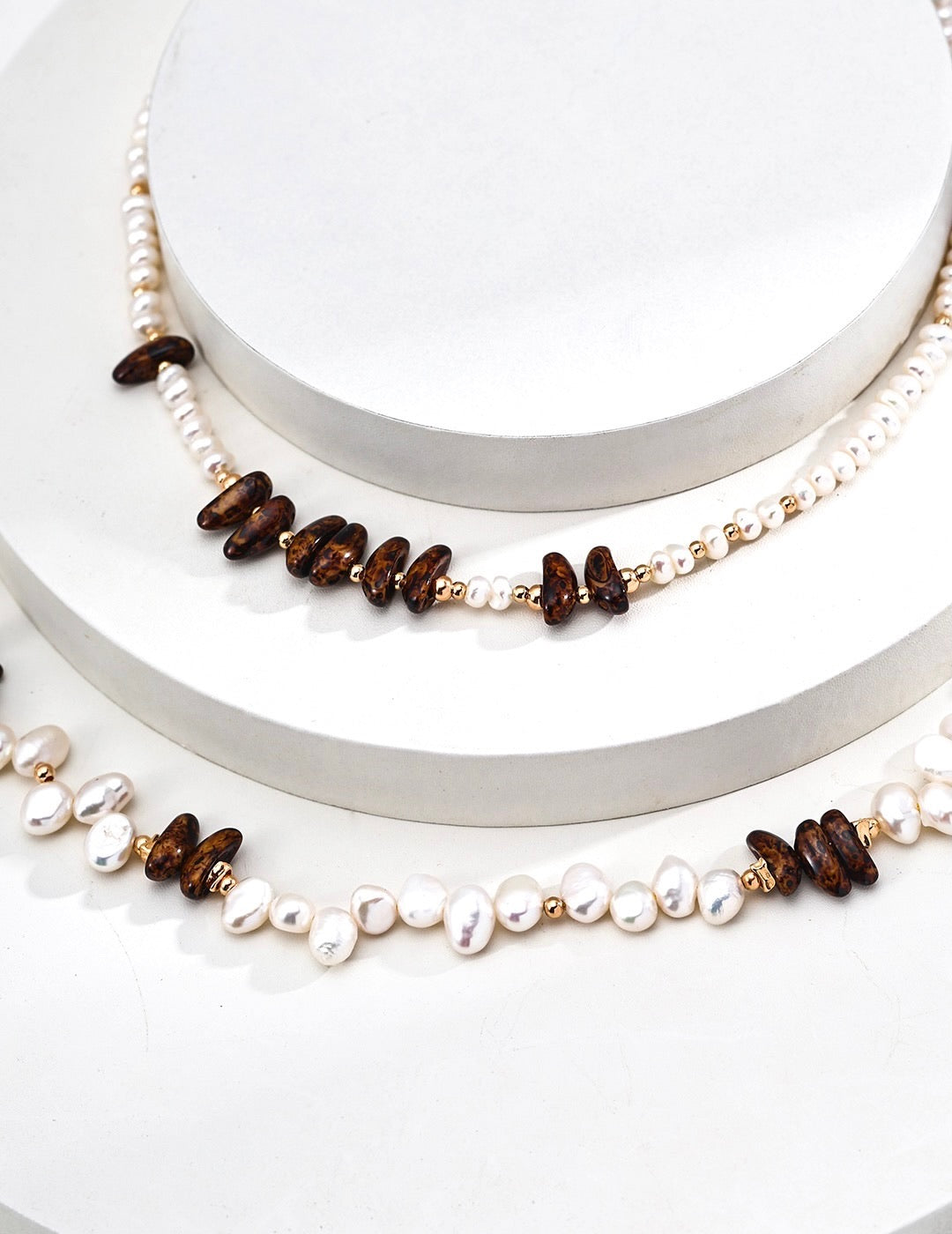 Luna Beads Ember Pearl Necklace