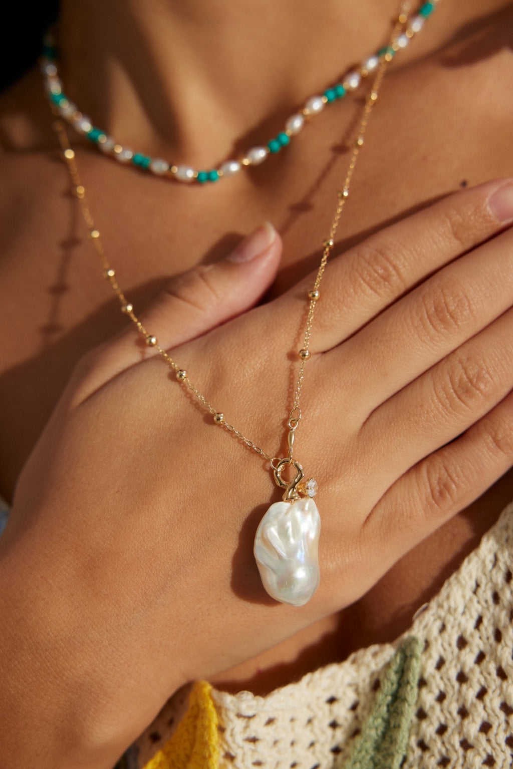 Flux Pearl Necklace