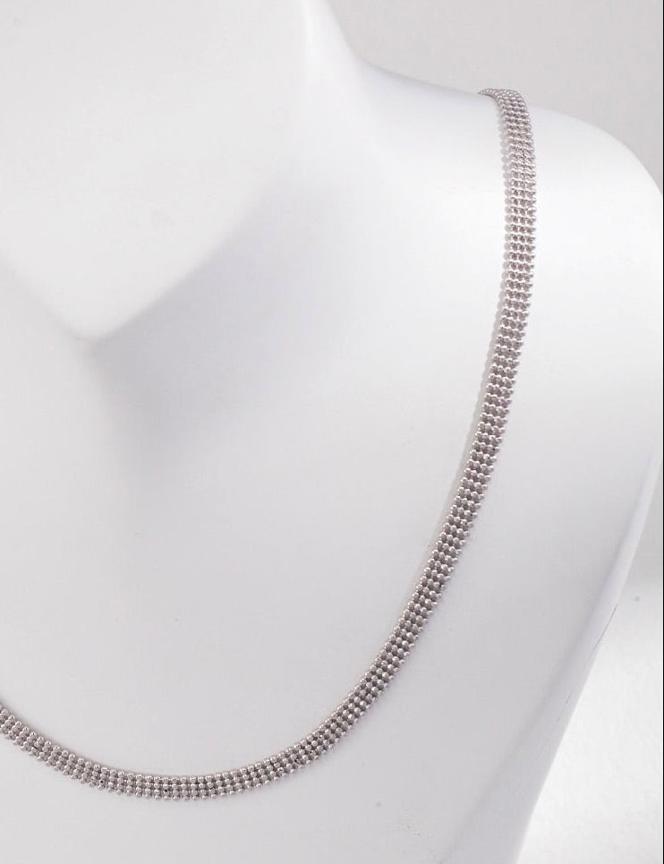 Silken Steel Necklace