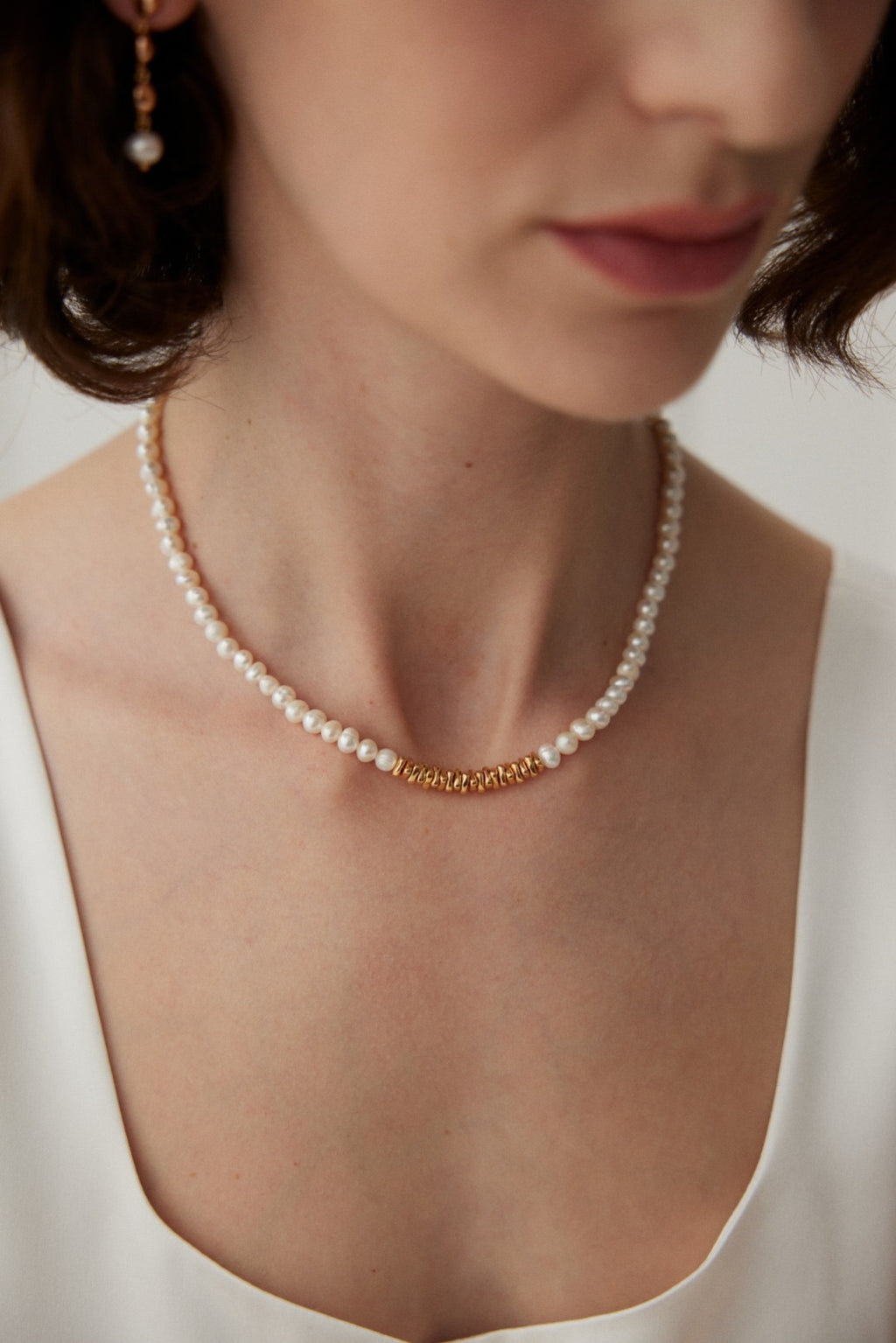 Luna Beads Halo Necklace