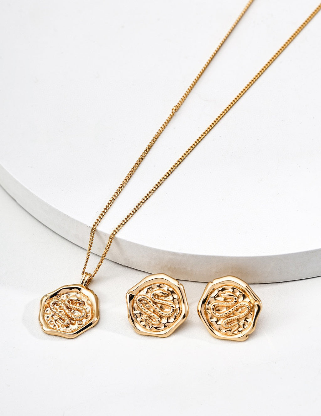 Serpent Seal Earrings