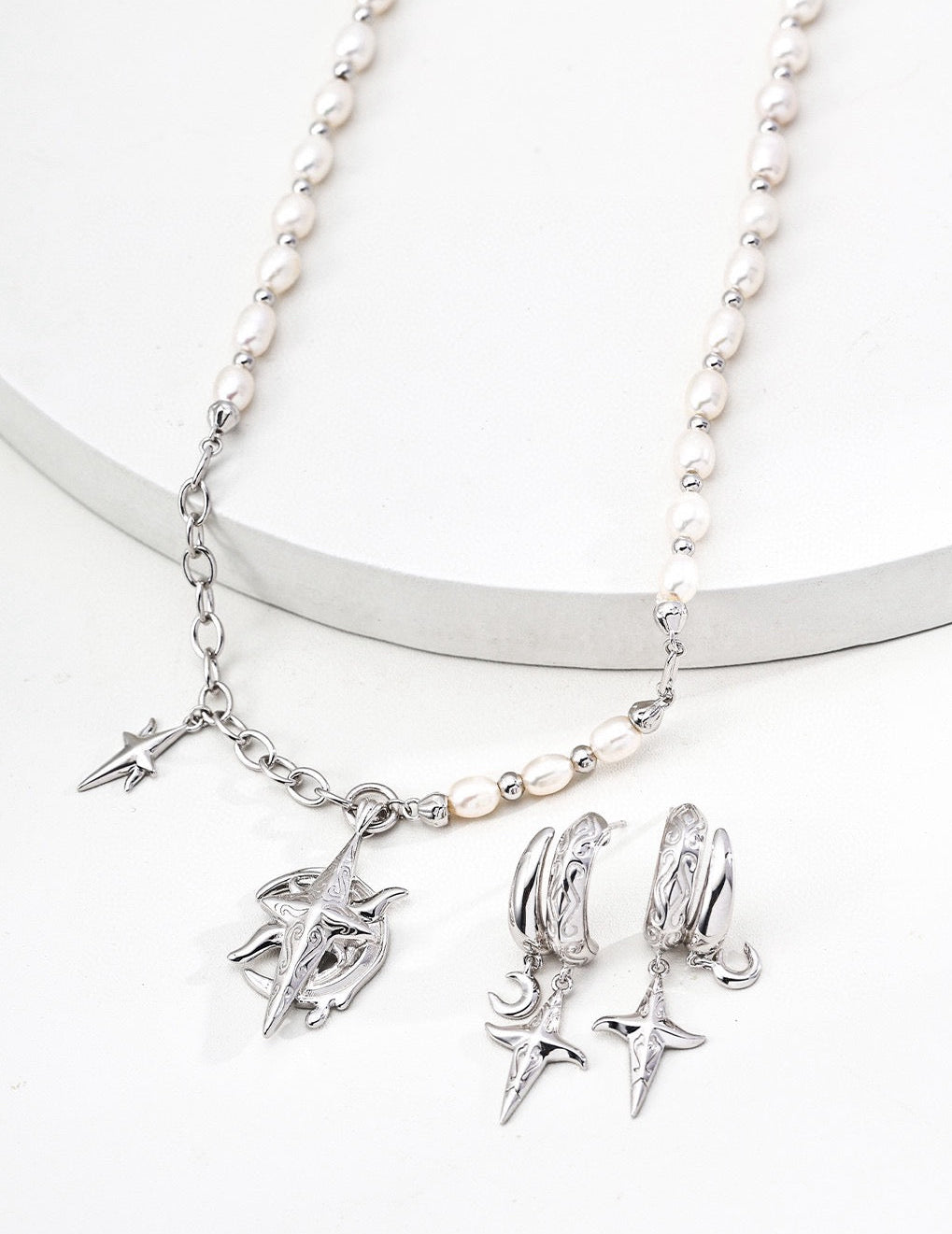 Celestial Charm Hoops