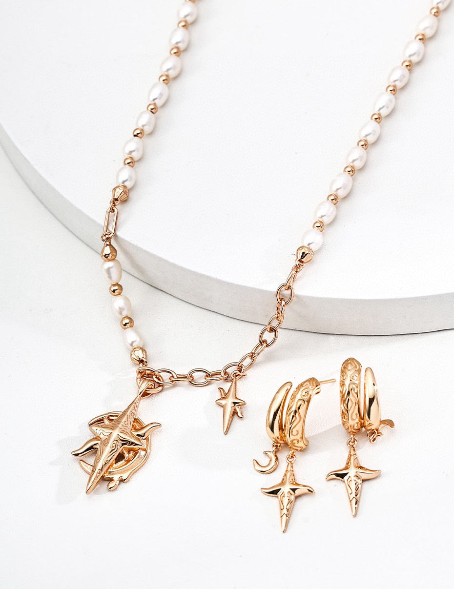 Celestial Charm Hoops