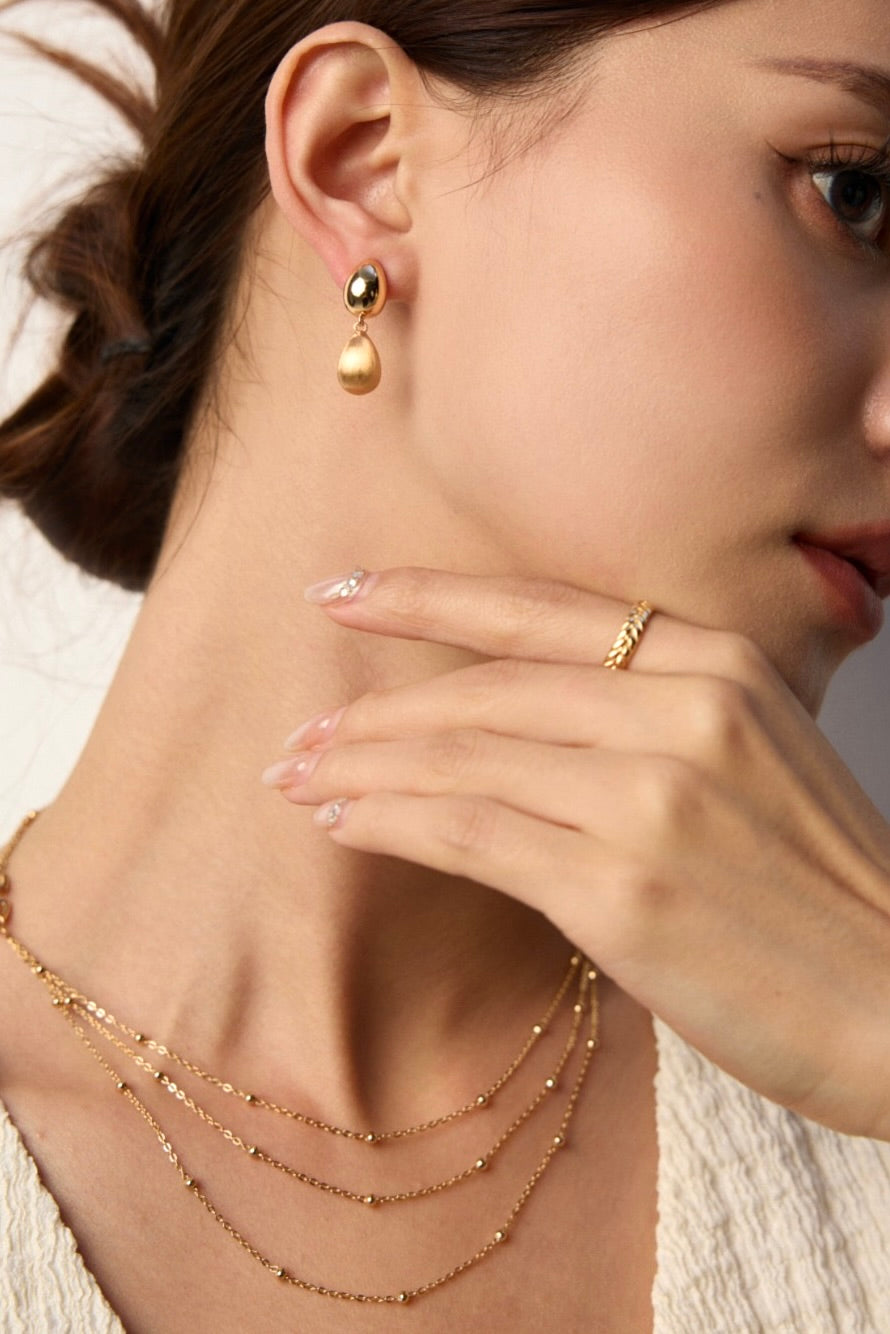 Fusion Teardrop Earrings