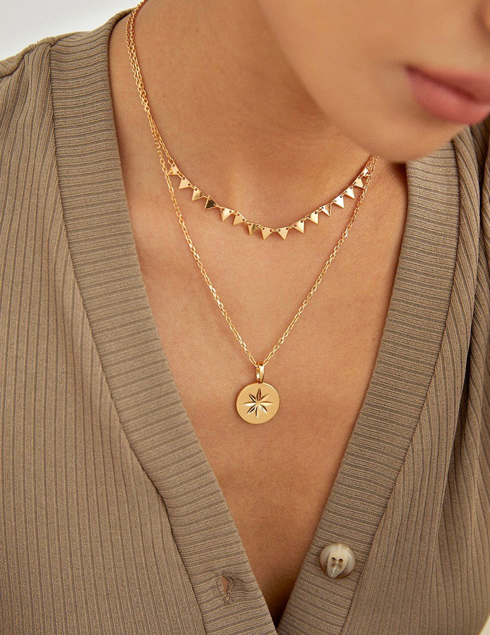 Triangle Rhythm Necklace