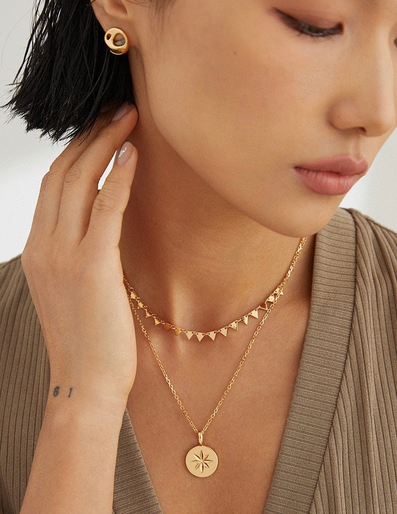 Triangle Rhythm Necklace