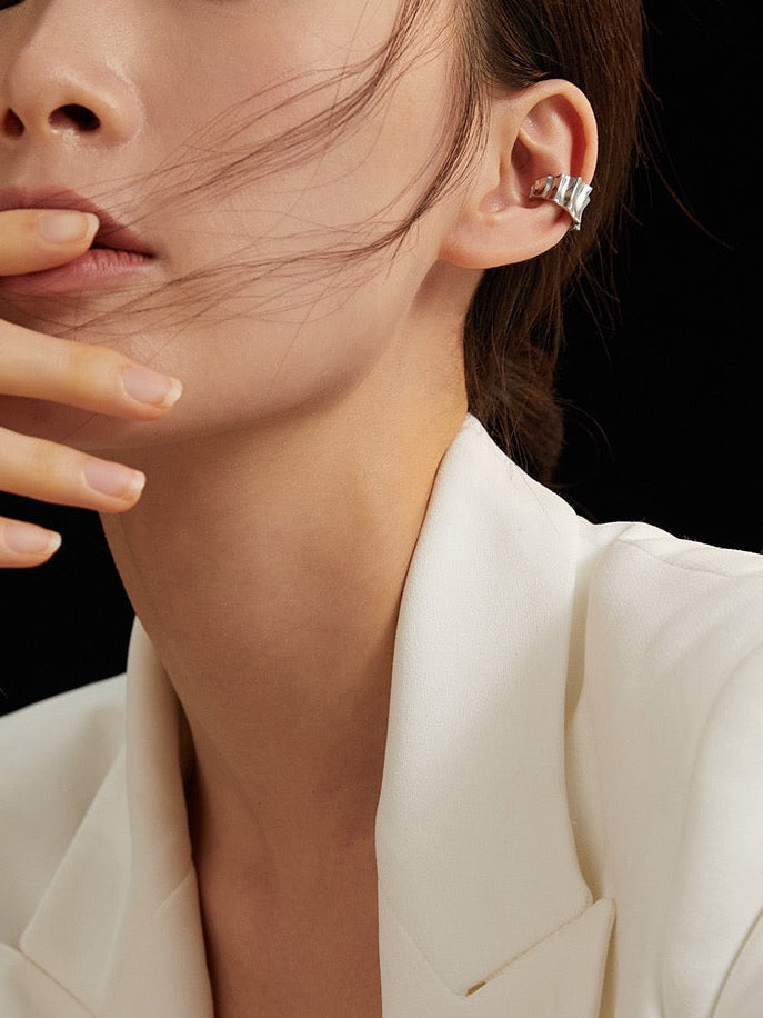 Ribbed Curve Cuff