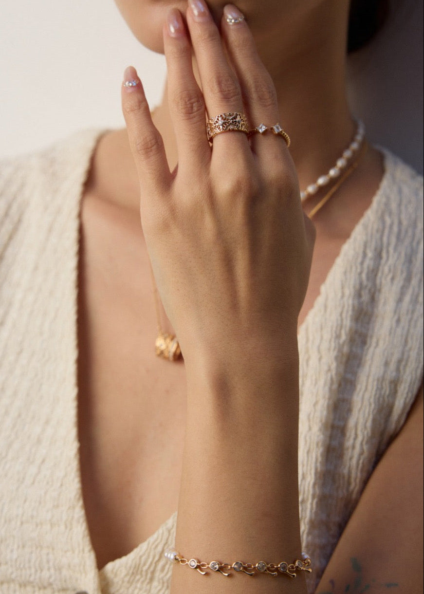 Twine Gem Ring