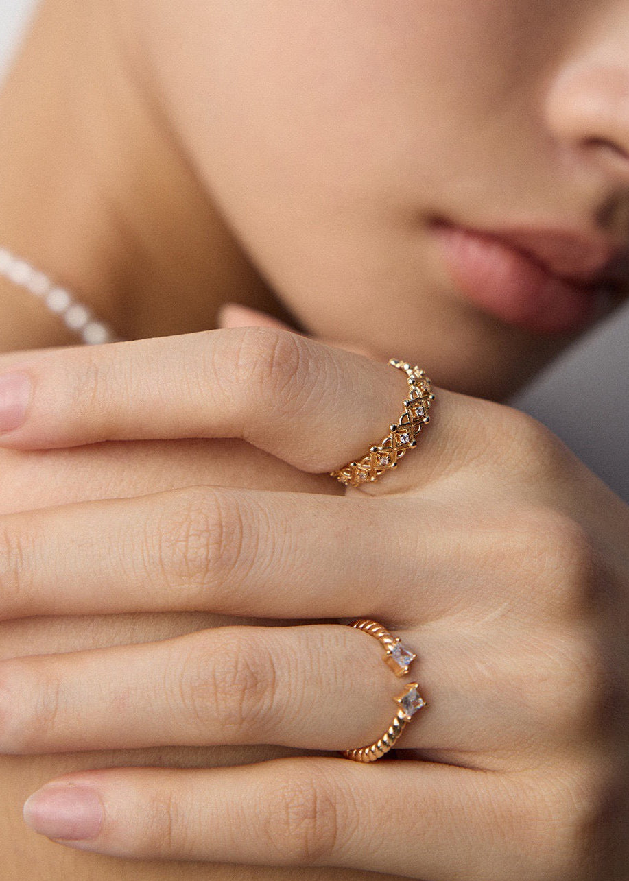 Twine Gem Ring