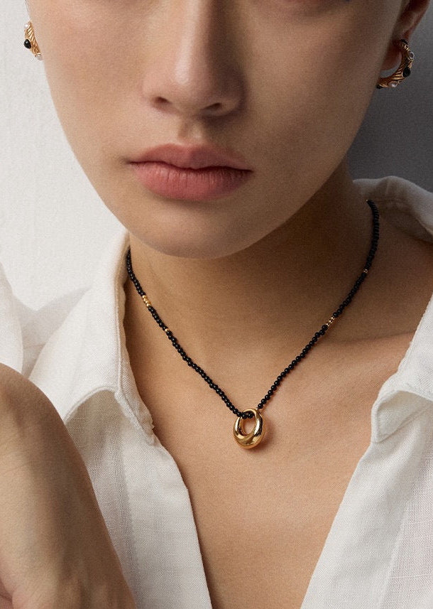 Etch & Pearl Hoops
