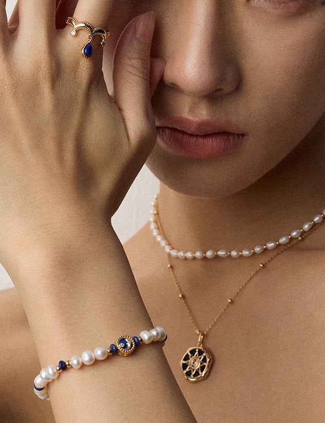 Celeste Drop Ring