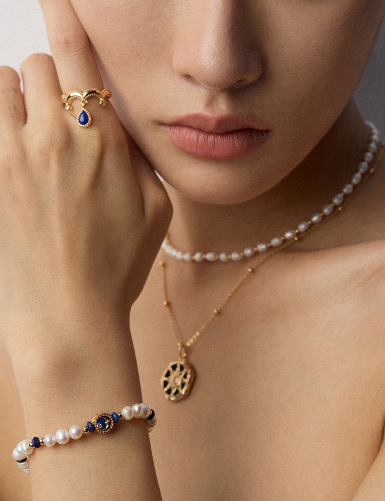 Celeste Drop Ring