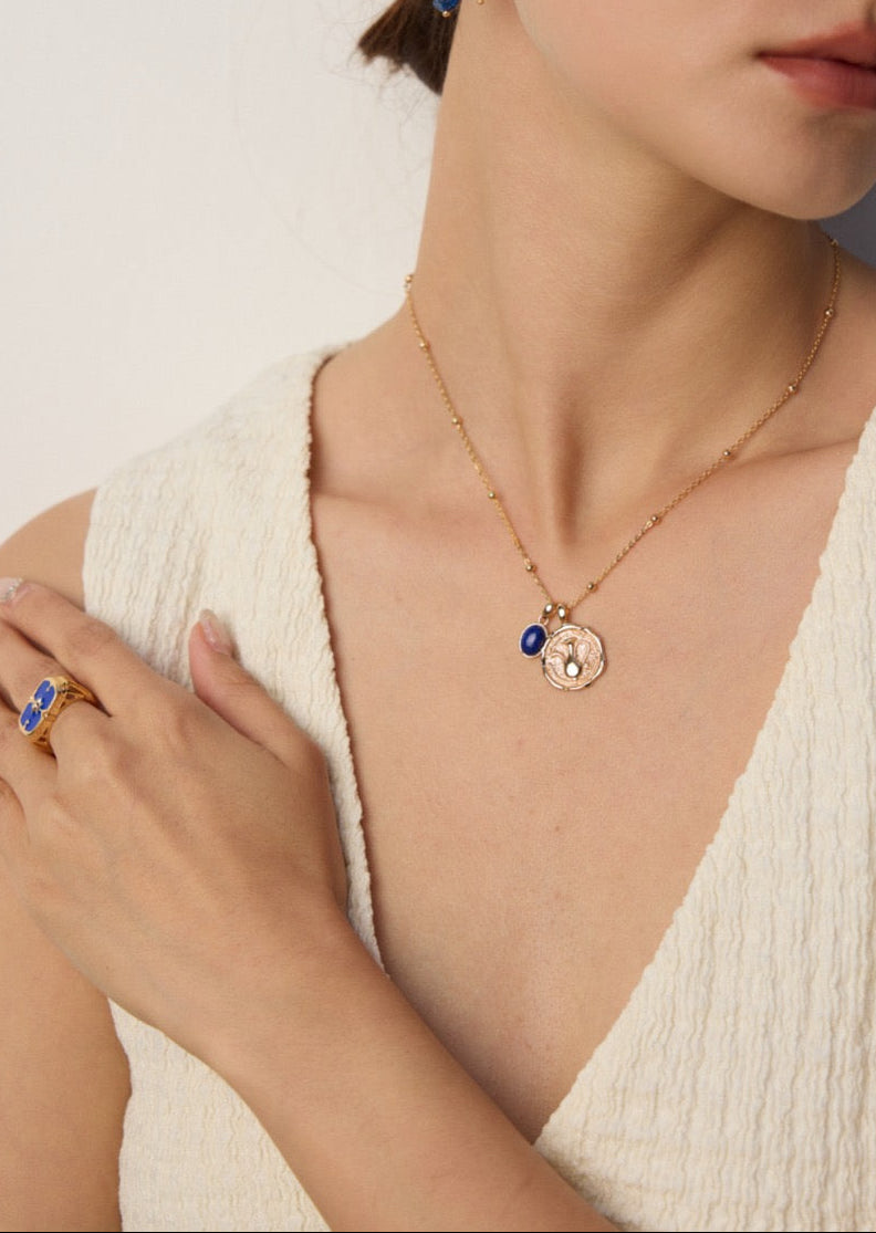 Amphora Coin Necklace