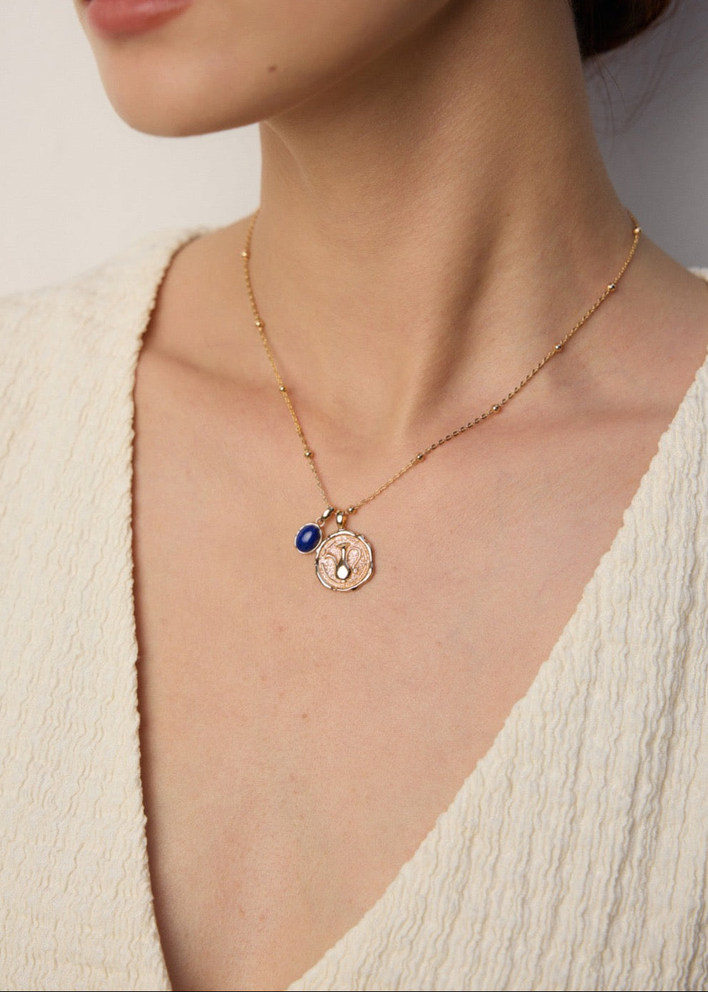 Amphora Coin Necklace