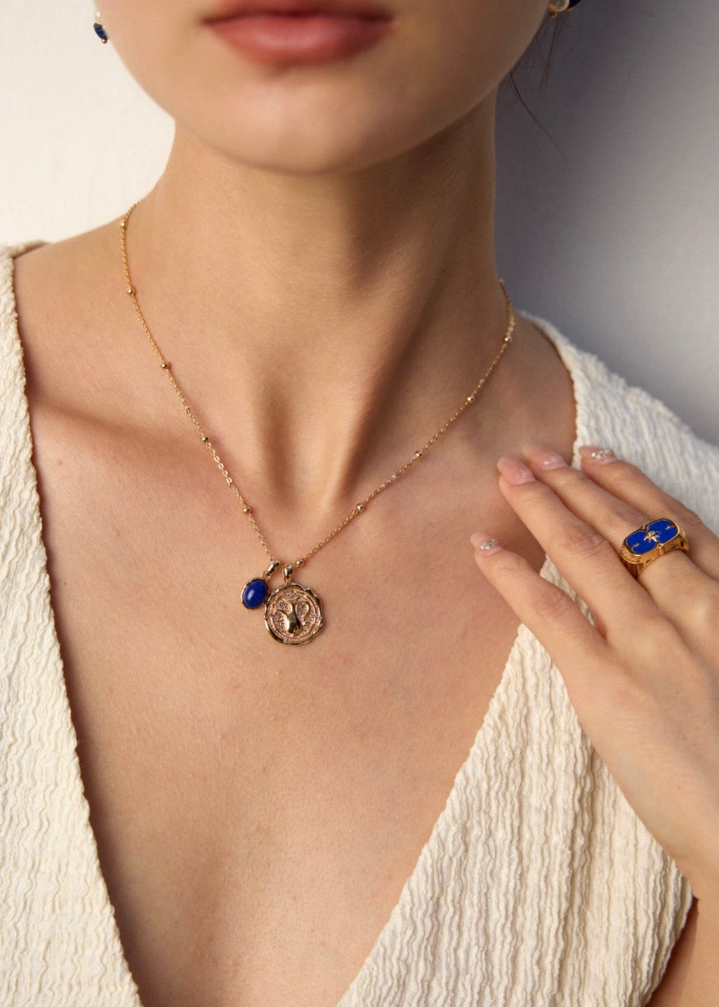 Amphora Coin Necklace