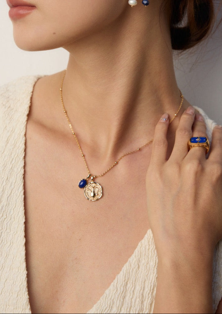 Amphora Coin Necklace