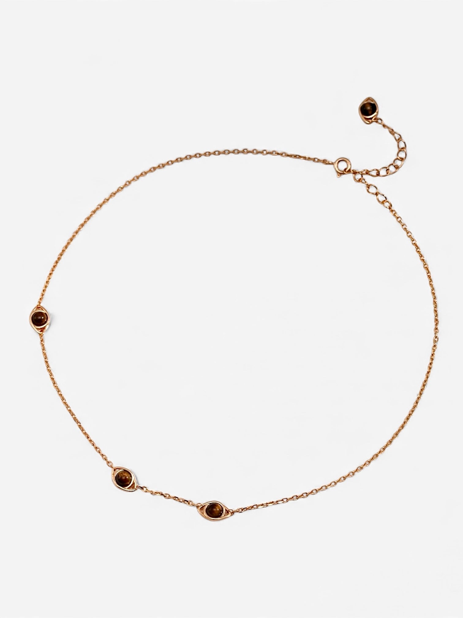 Udjat Necklace  Midnight Lapis| Tiger gaze