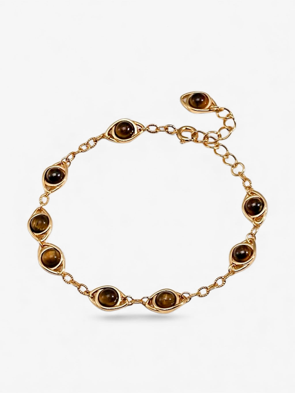 Udjat Bracelet  Midnight Lapis| Tiger gaze