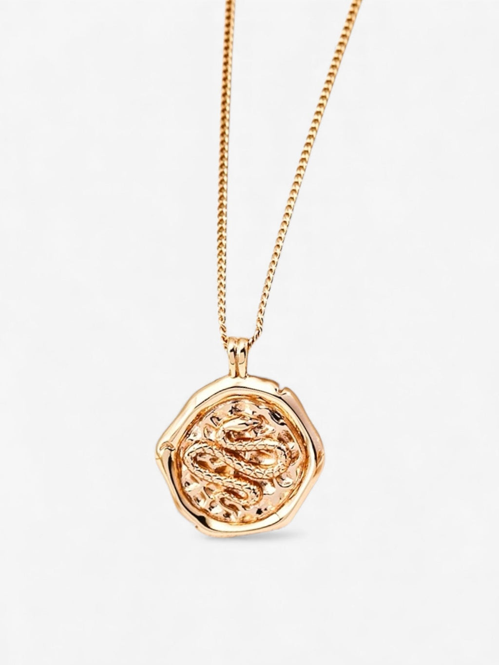 Serpent Seal Pendant Necklace