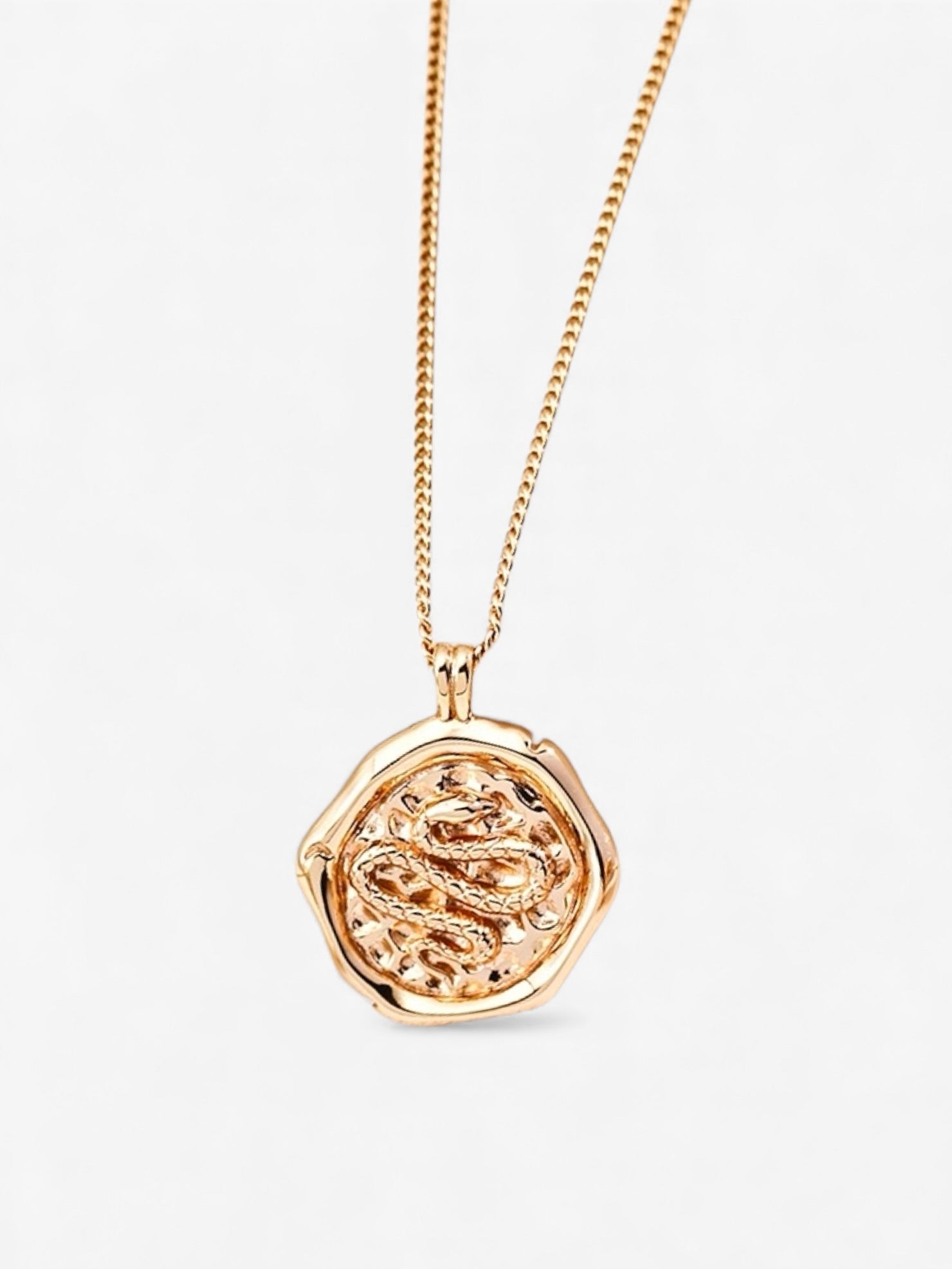 Serpent Seal Pendant Necklace