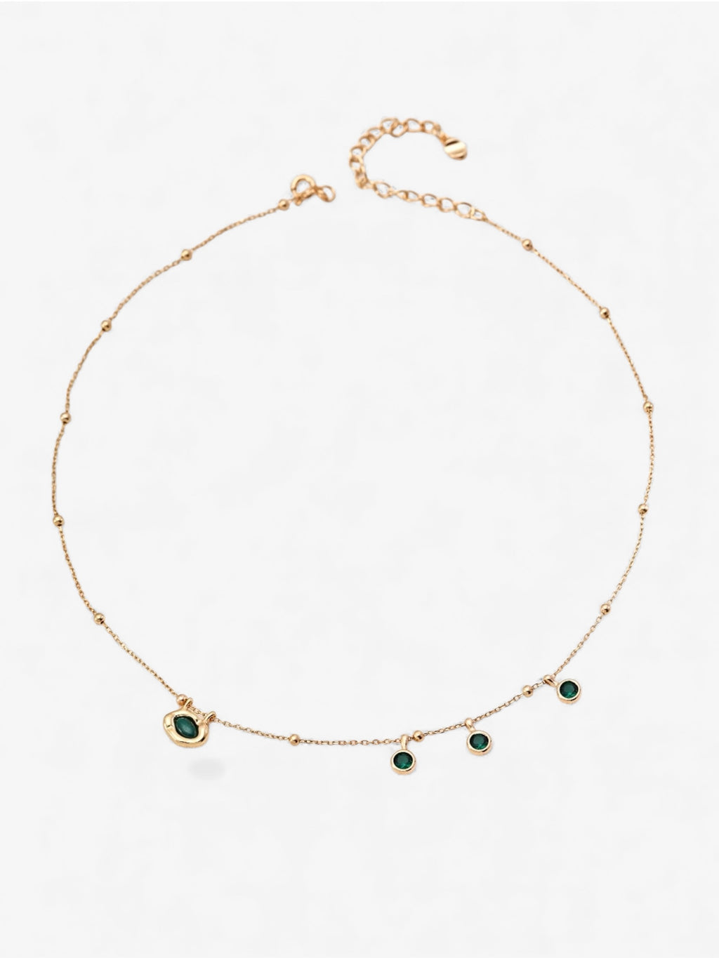Verdant Dots Necklace