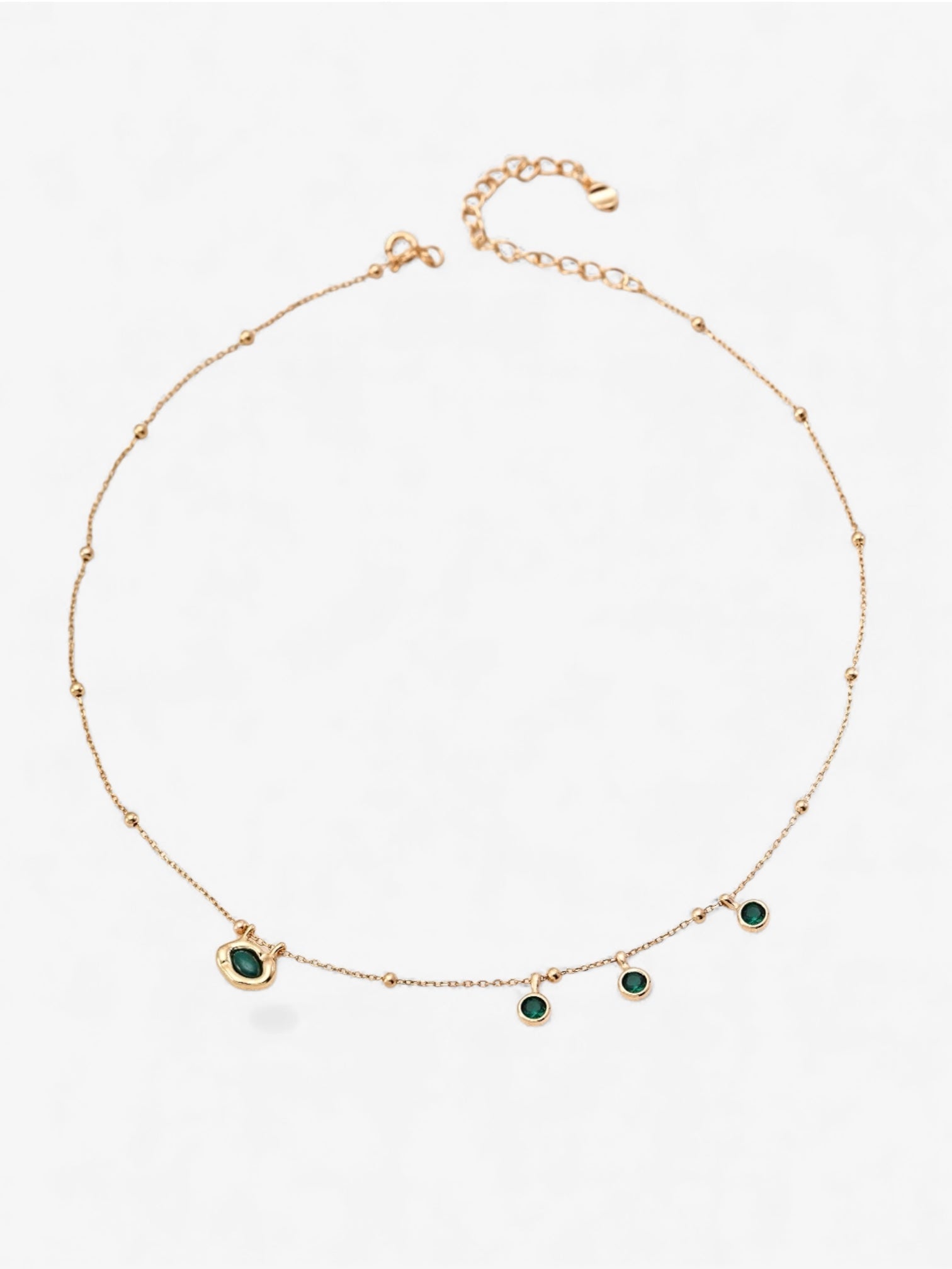 Verdant Dots Necklace