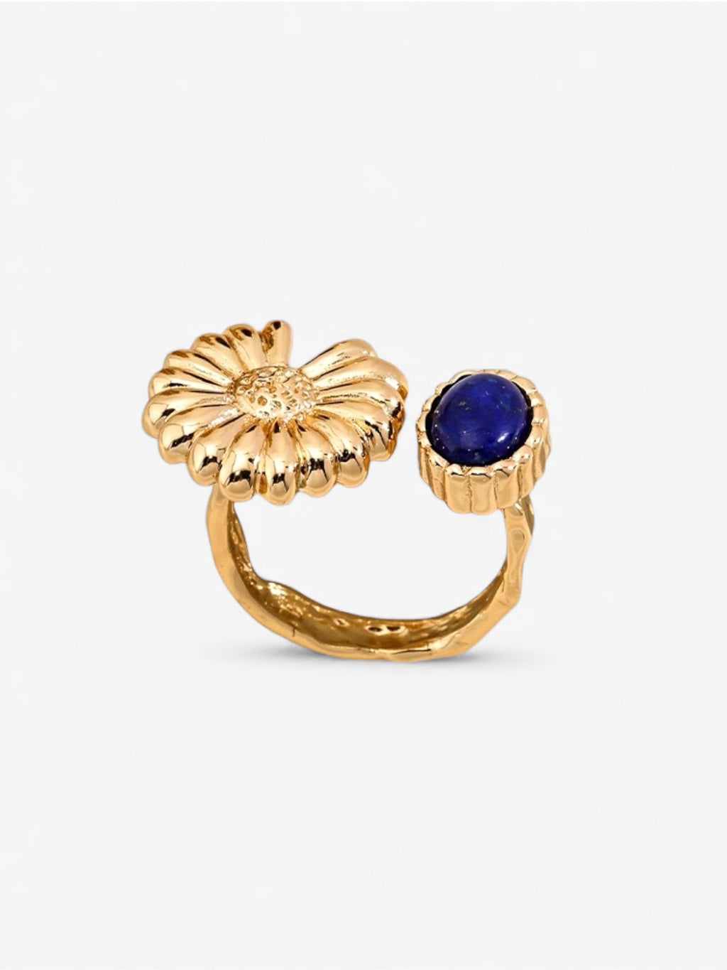 Indigo Daisy Ring