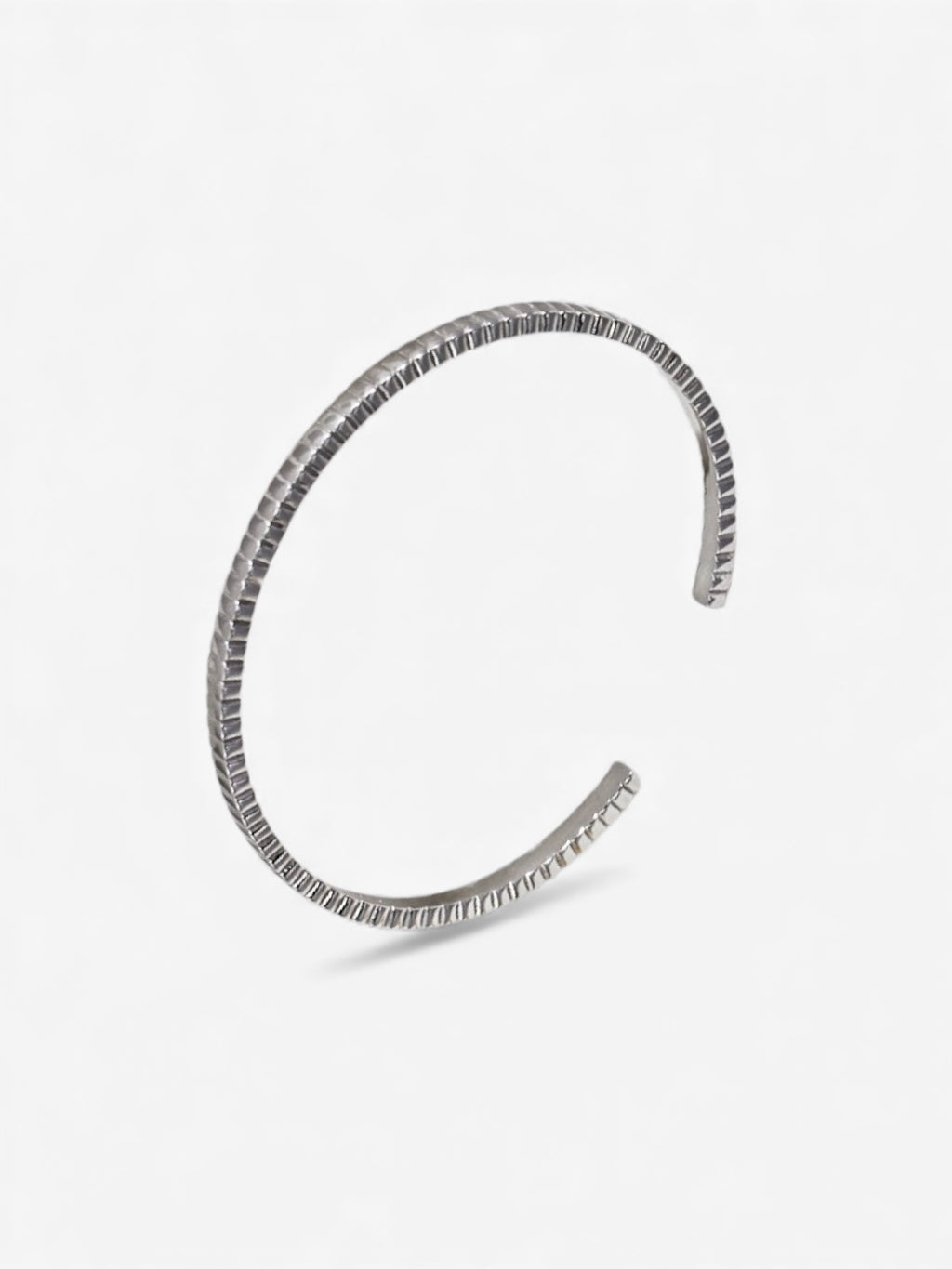 Etch Cuff Bangle