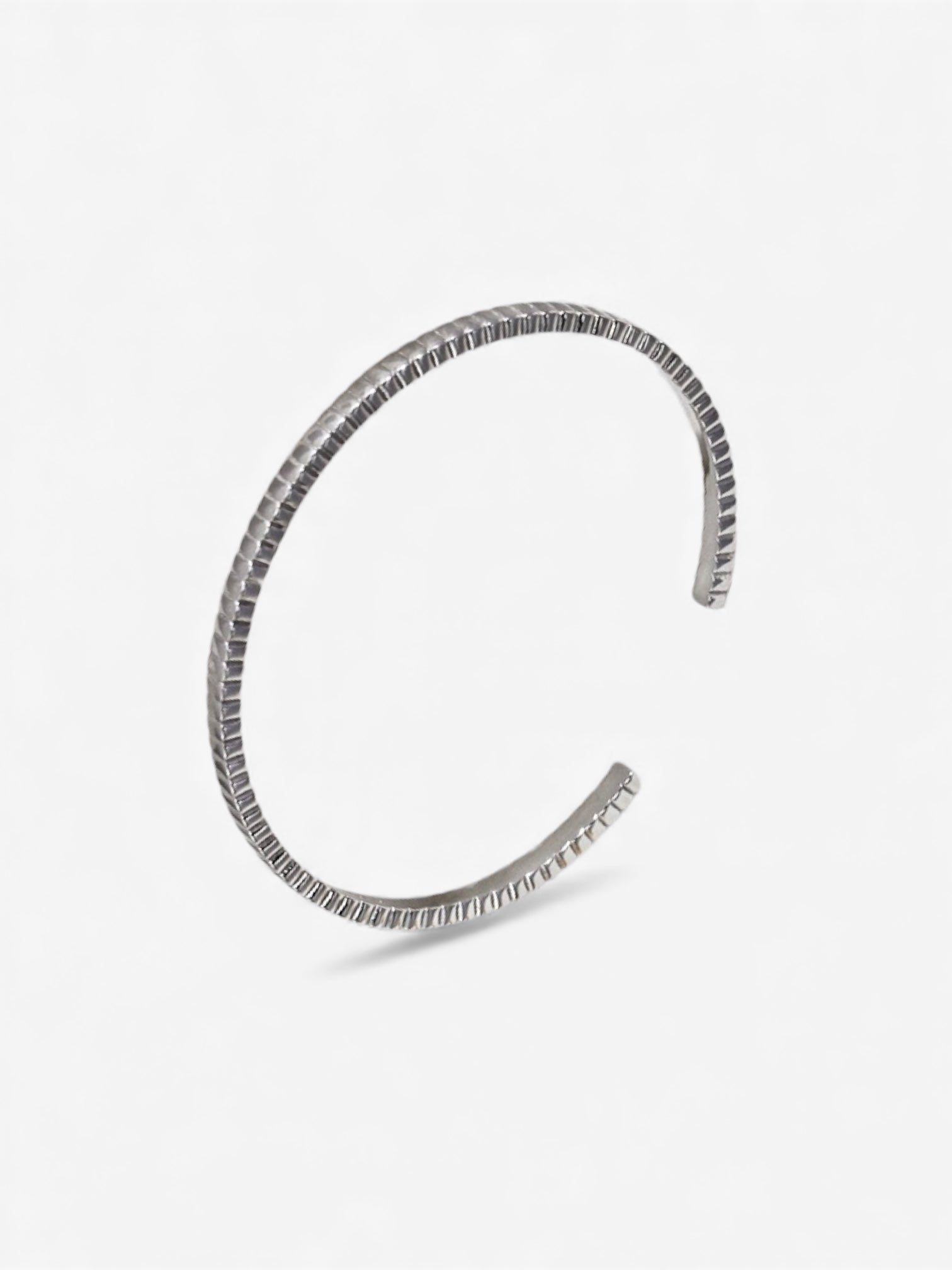 Etch Cuff Bangle