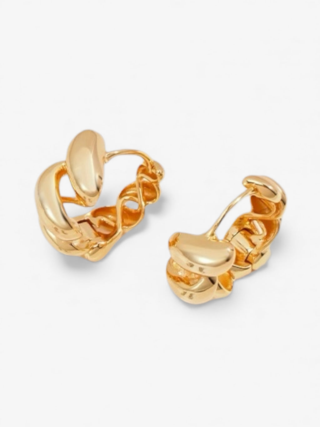 Twist Morph Hoops Earring